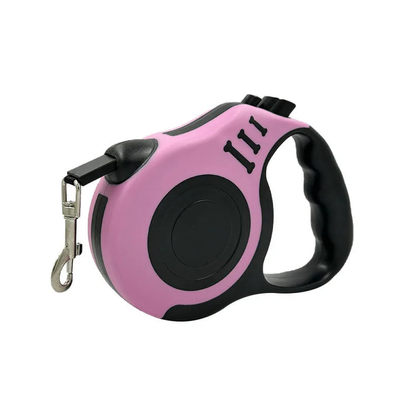 3M 5M Dog Leash for Small Dogs Cat Automatic Retractable Durable Nylon Lead Puppy Outdoor Travel Walking Hiking Traction Rope