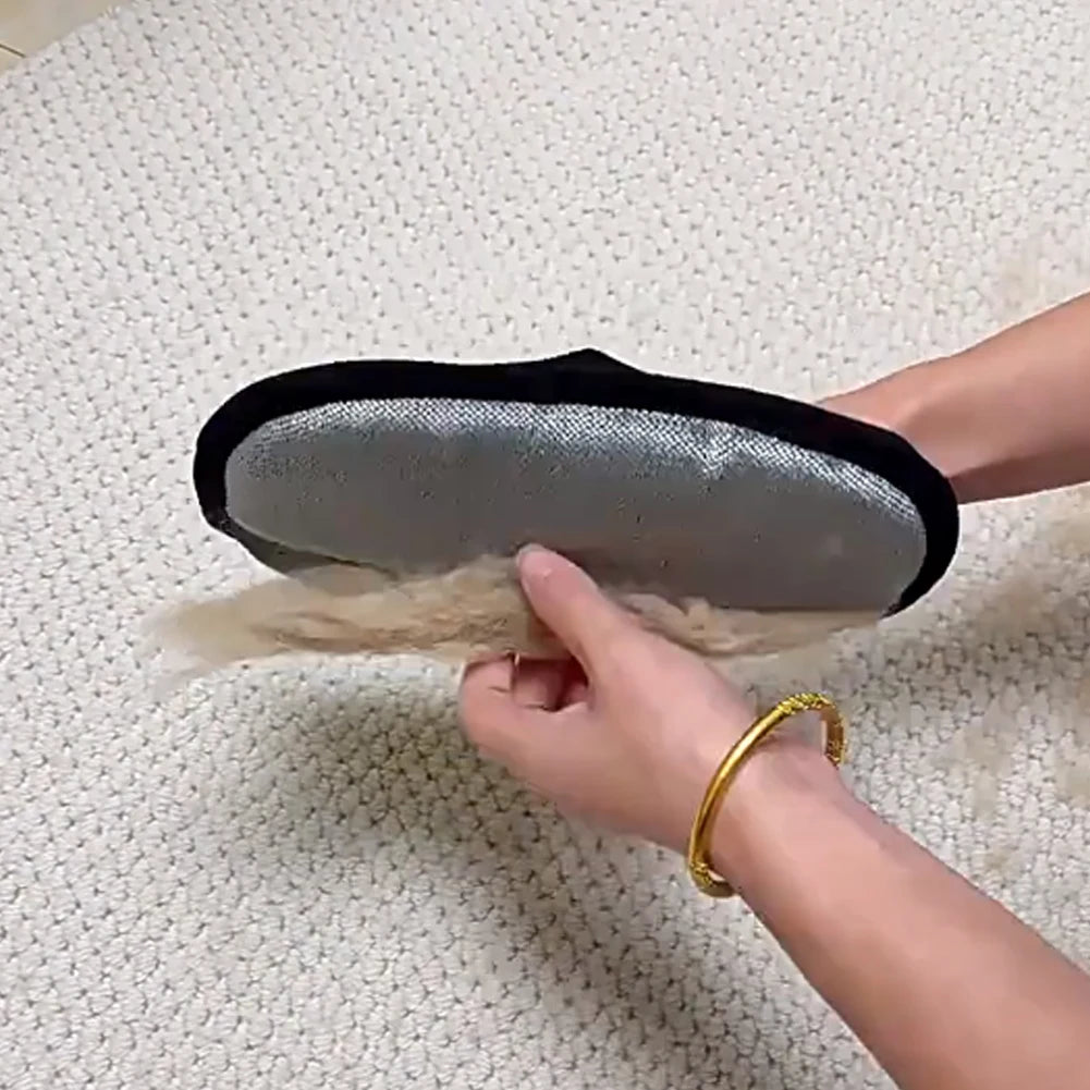 Pet Hair Remover Mitt Deshedding Brush Glove for Dog Cat Rabbit with Long/Short/Curly Hair